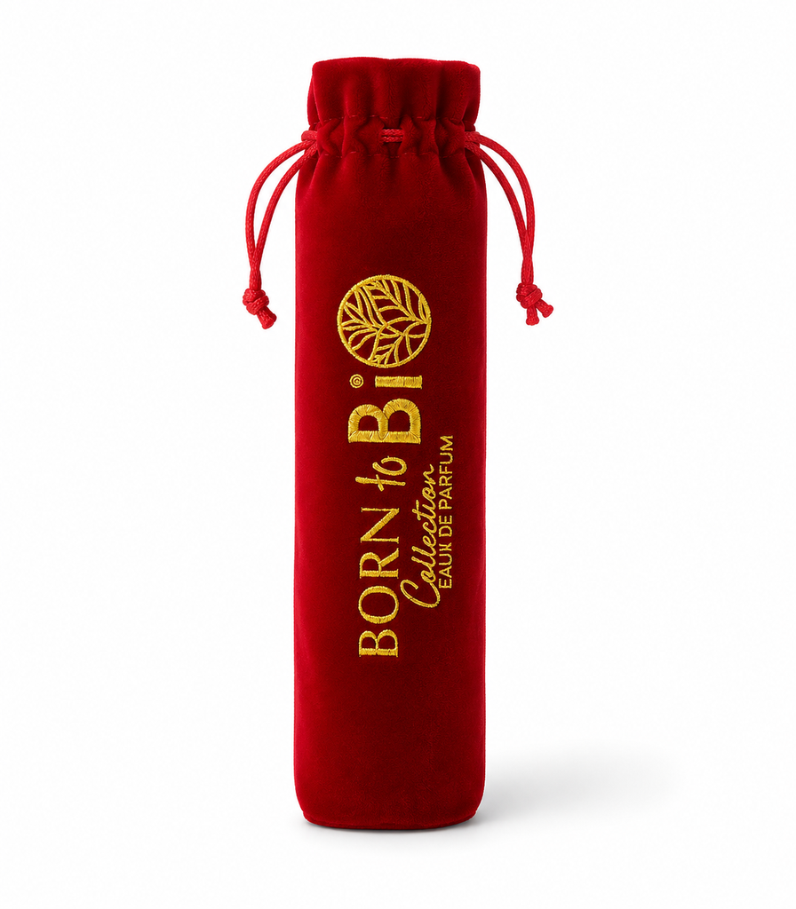 Red Velvet Pouch for Eau de Parfum