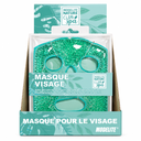 Masque pour le visage avec billes de gel