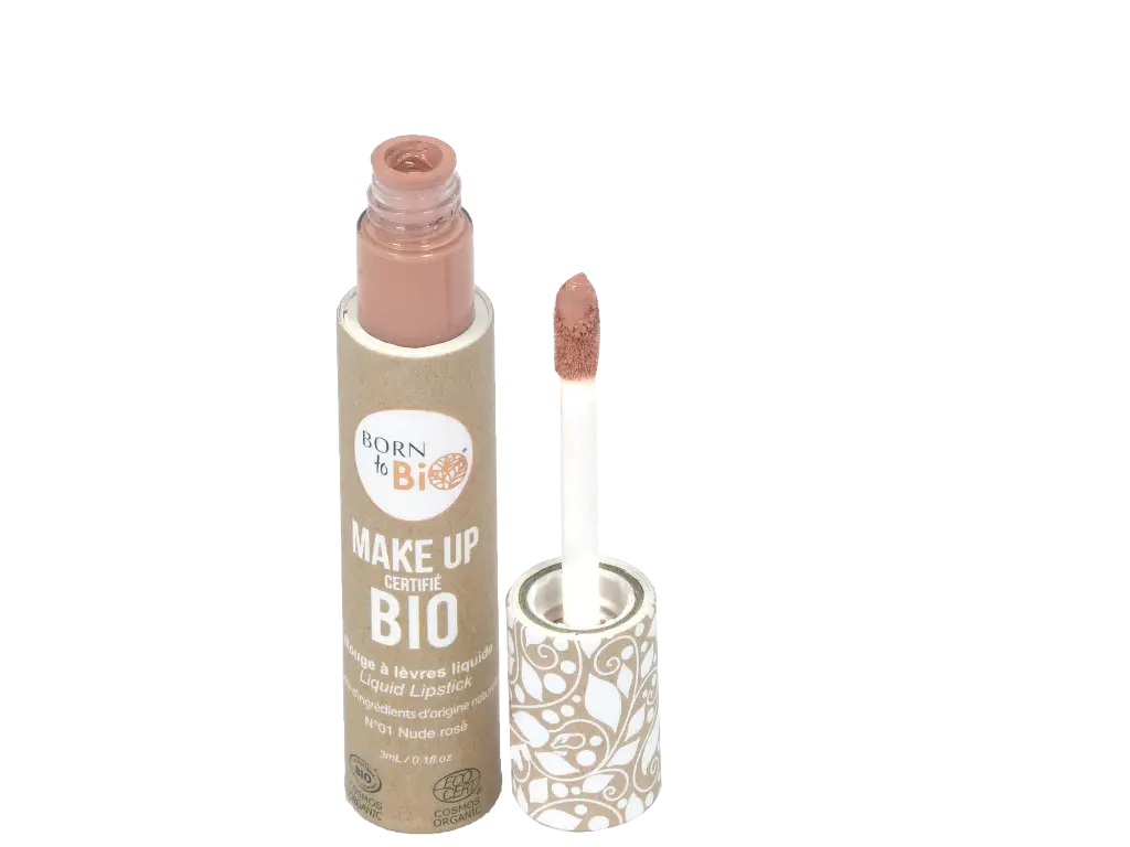 Certified organic liquid lipstick - #1 Nude Pink