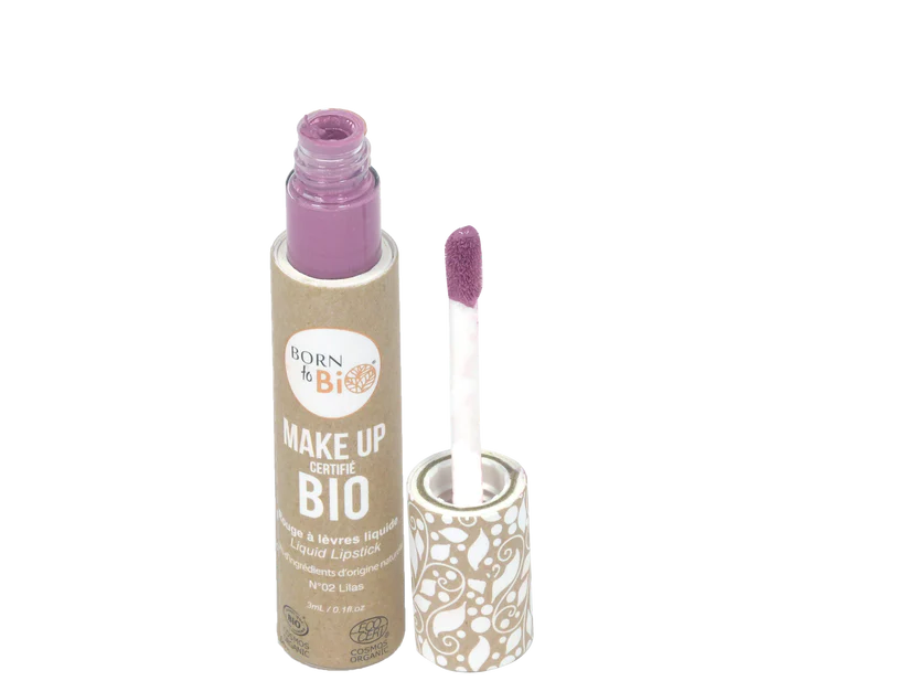Rouge à lèvres liquide certifié bio - #2 Lilas