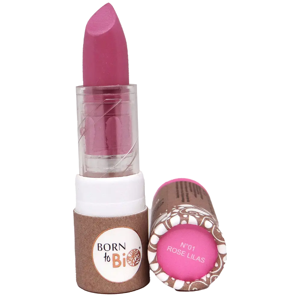 Organic matte lipstick - #1 Lilac Pink