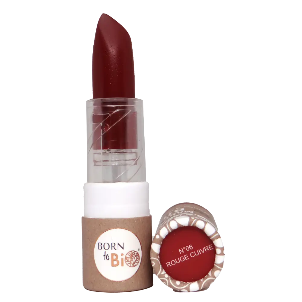 Organic matte lipstick - #6 Copper Red
