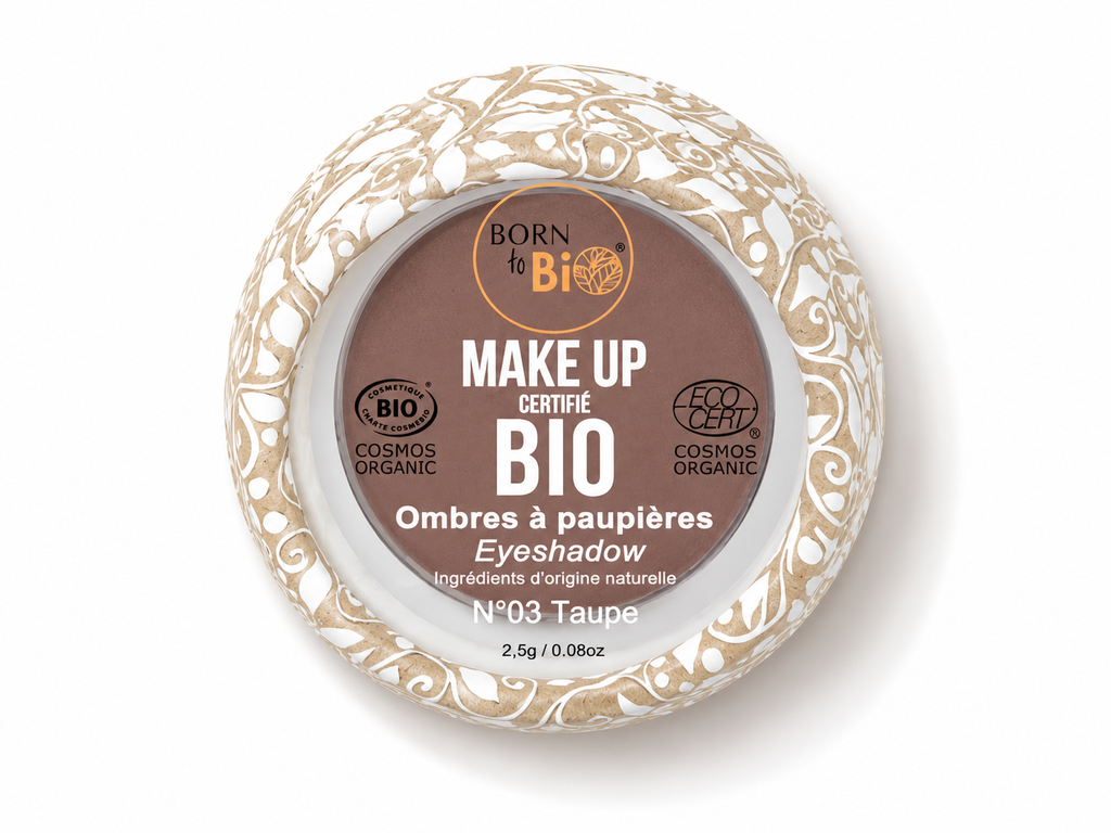 Ombre à paupières certifiée bio n° 3 - Taupe