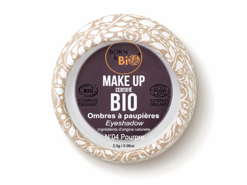 Certified organic eyeshadow #4 - Purple