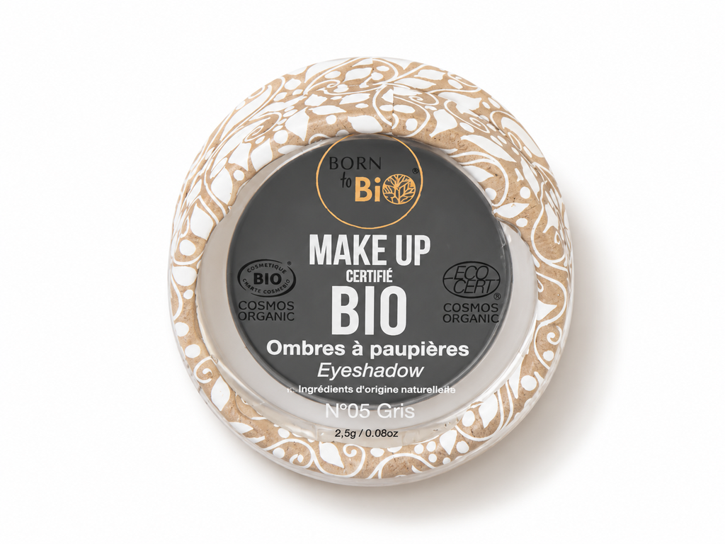 Certified organic eyeshadow #5 - Grey