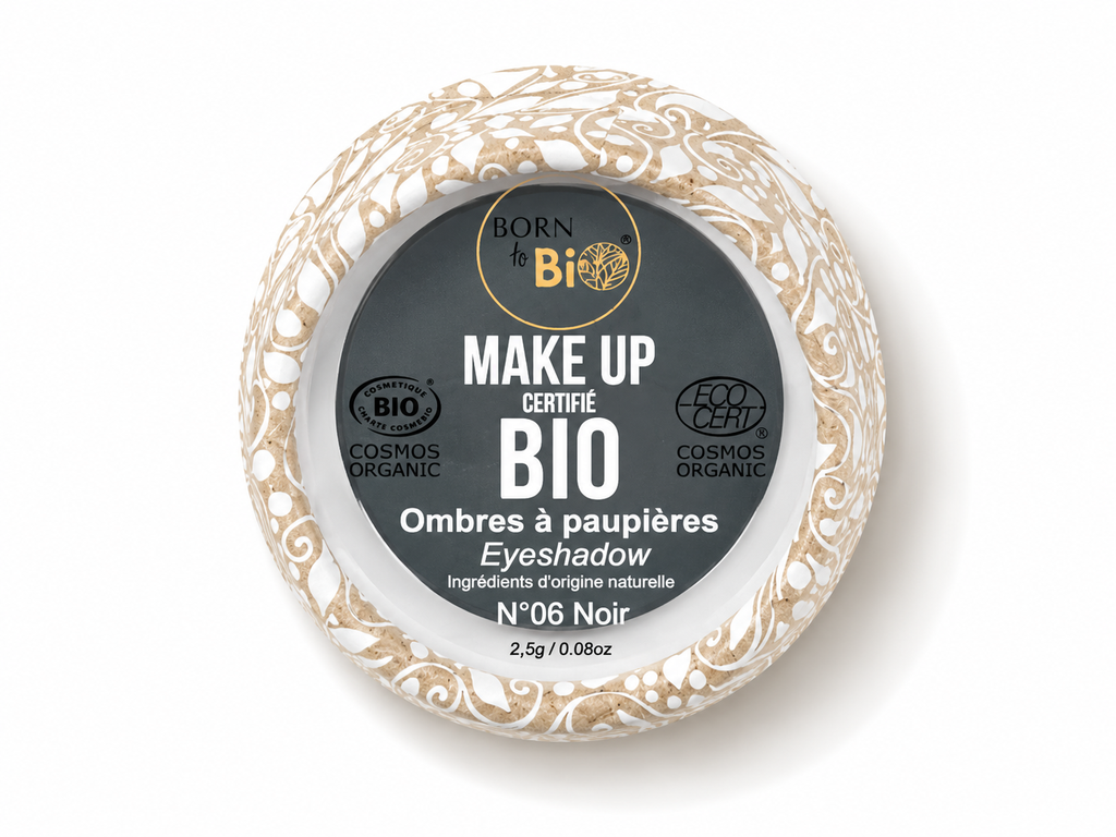 Ombre à paupières certifiée bio n°6 - Noir