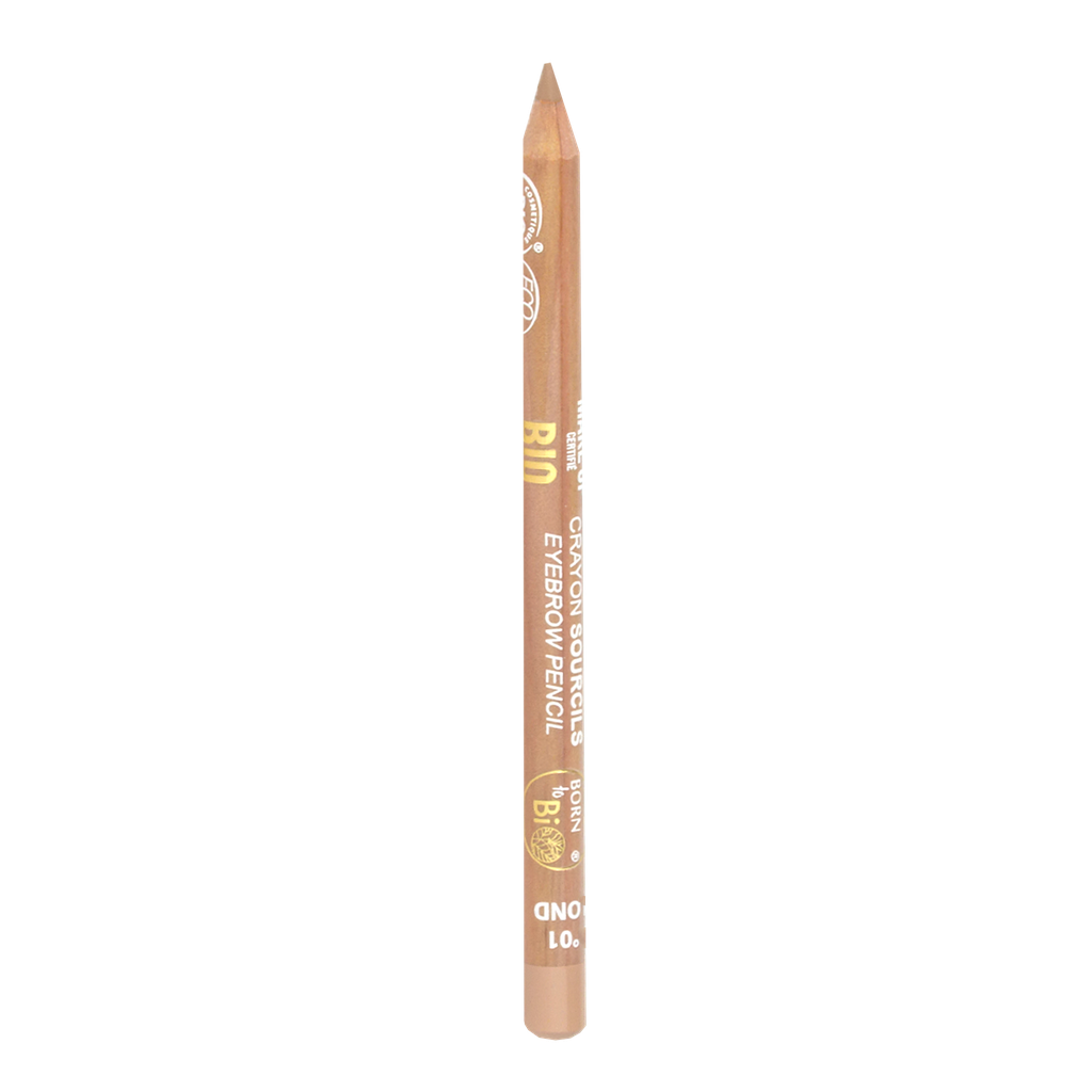 Certified organic eyebrow pencil - #1 Blond