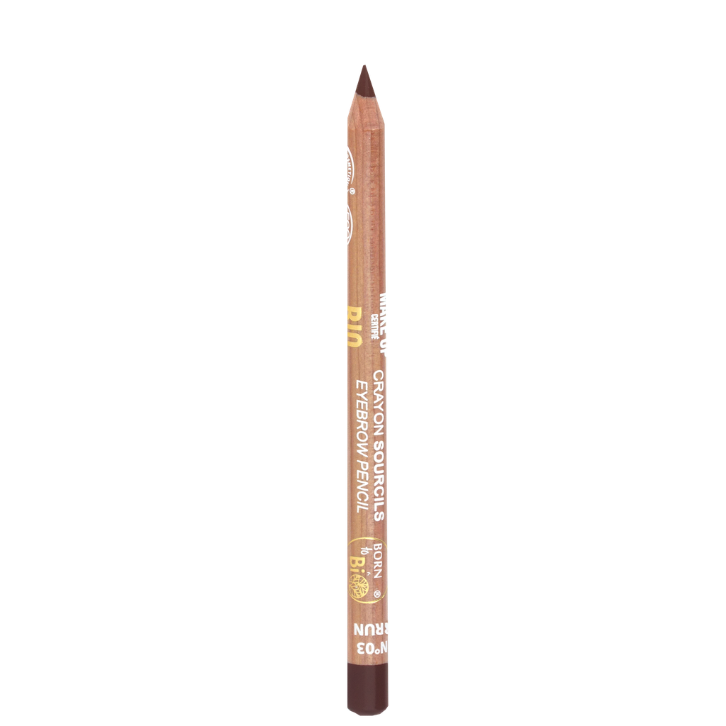 Certified organic eyebrow pencil - #3 Brown