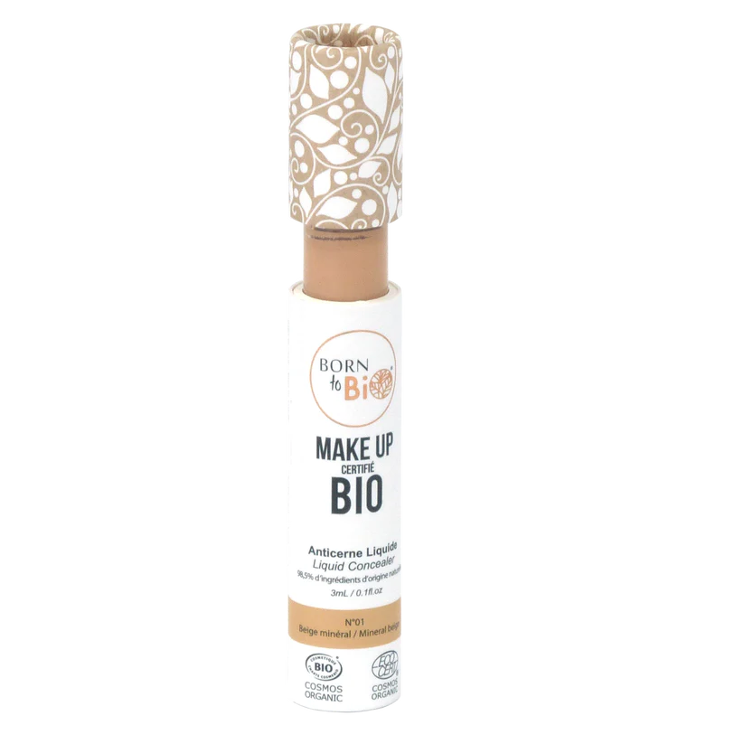 Certified organic liquid concealer - #1 Mineral Beige