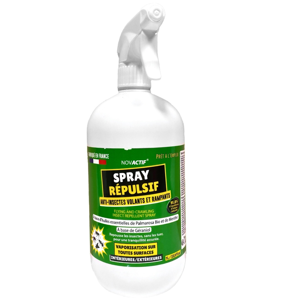 Spray répulsif anti-insectes - Novactif 1l