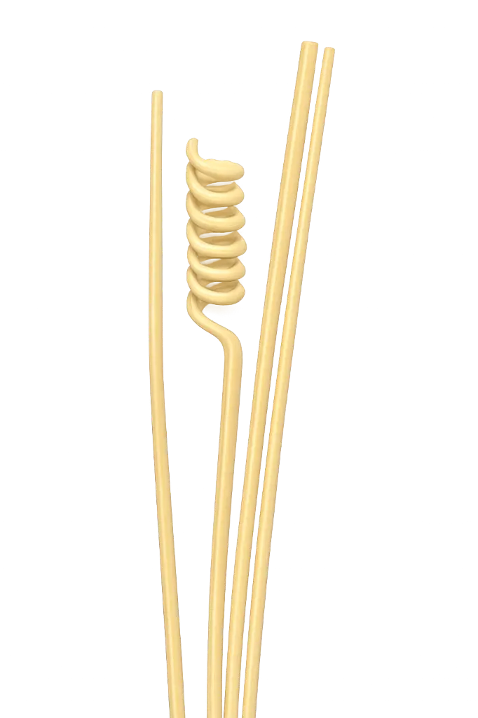 Rattan flower diffuser sticks - 24cm - Set of 4