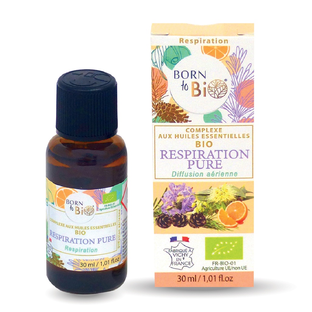 Respiration pure complexe d'huile essentielles bio - 30 mL
