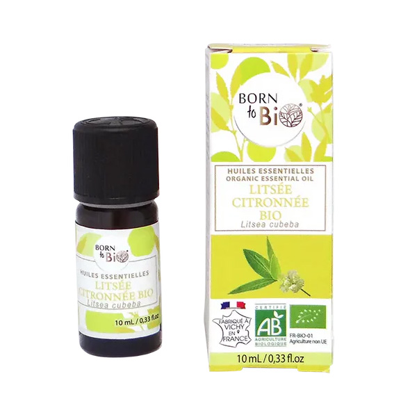 Huile essentielle bio litsée citronnée - 10 mL