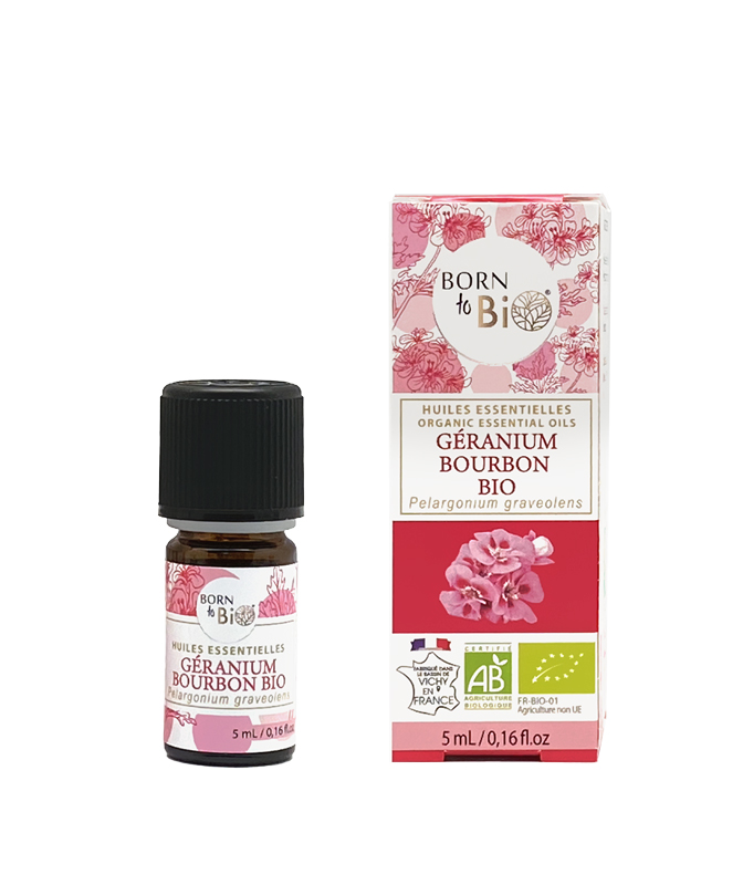 Organic bourbon geranium essential oil - 5 mL
