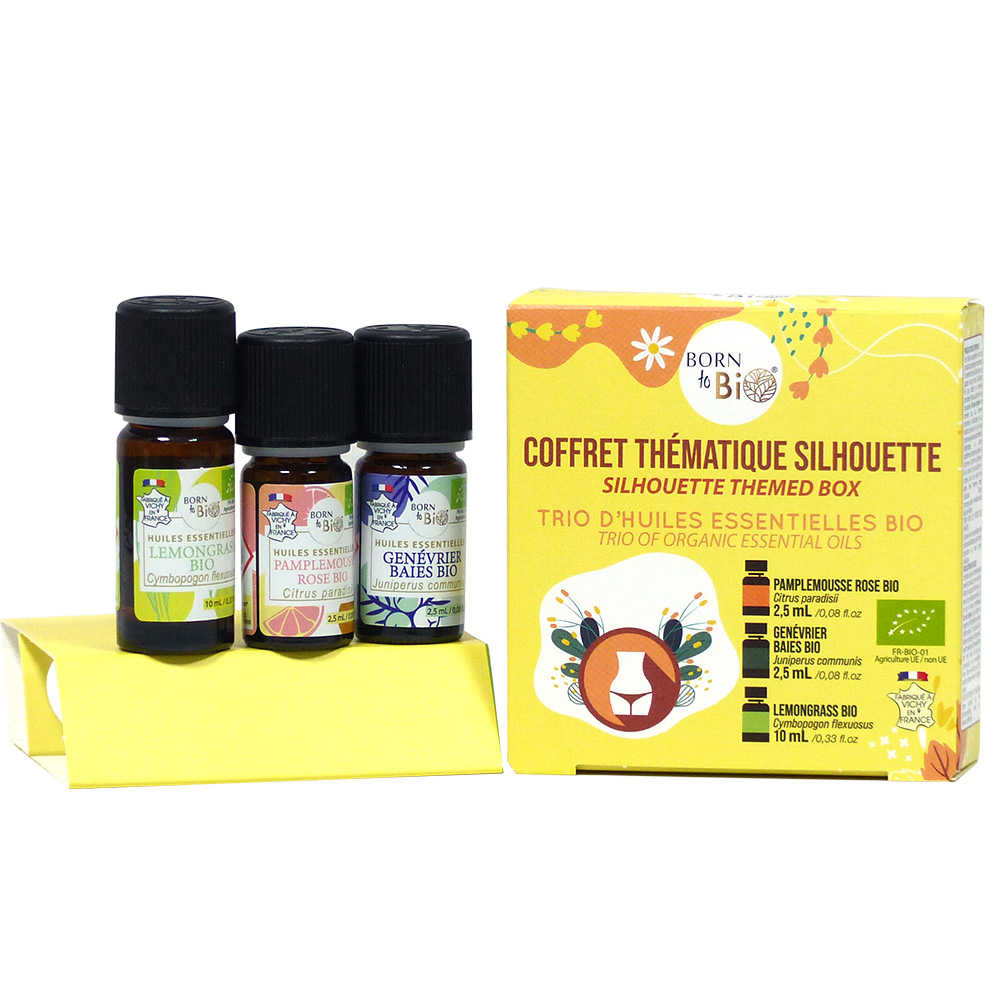 Silhouette trio organic essential oils gift set