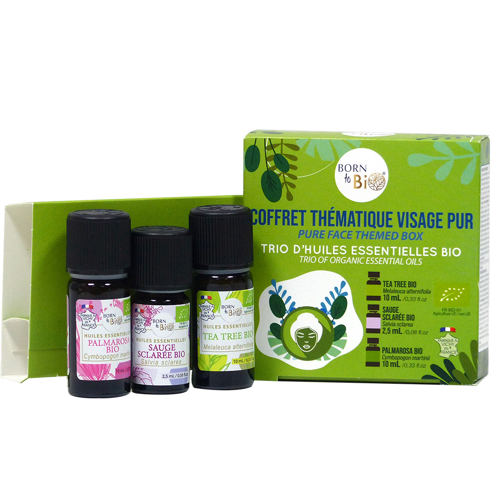 Pure face trio organic essential oils gift set