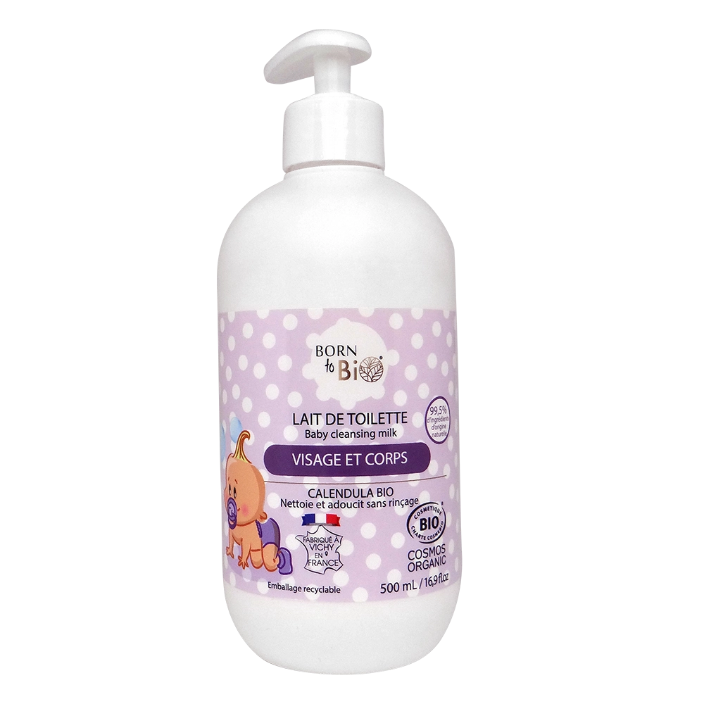 Certified organic baby cleansing milk - 500 mL