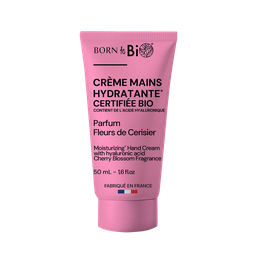 Crème mains à acide hyaluronique - Certifiée Bio - 50 mL