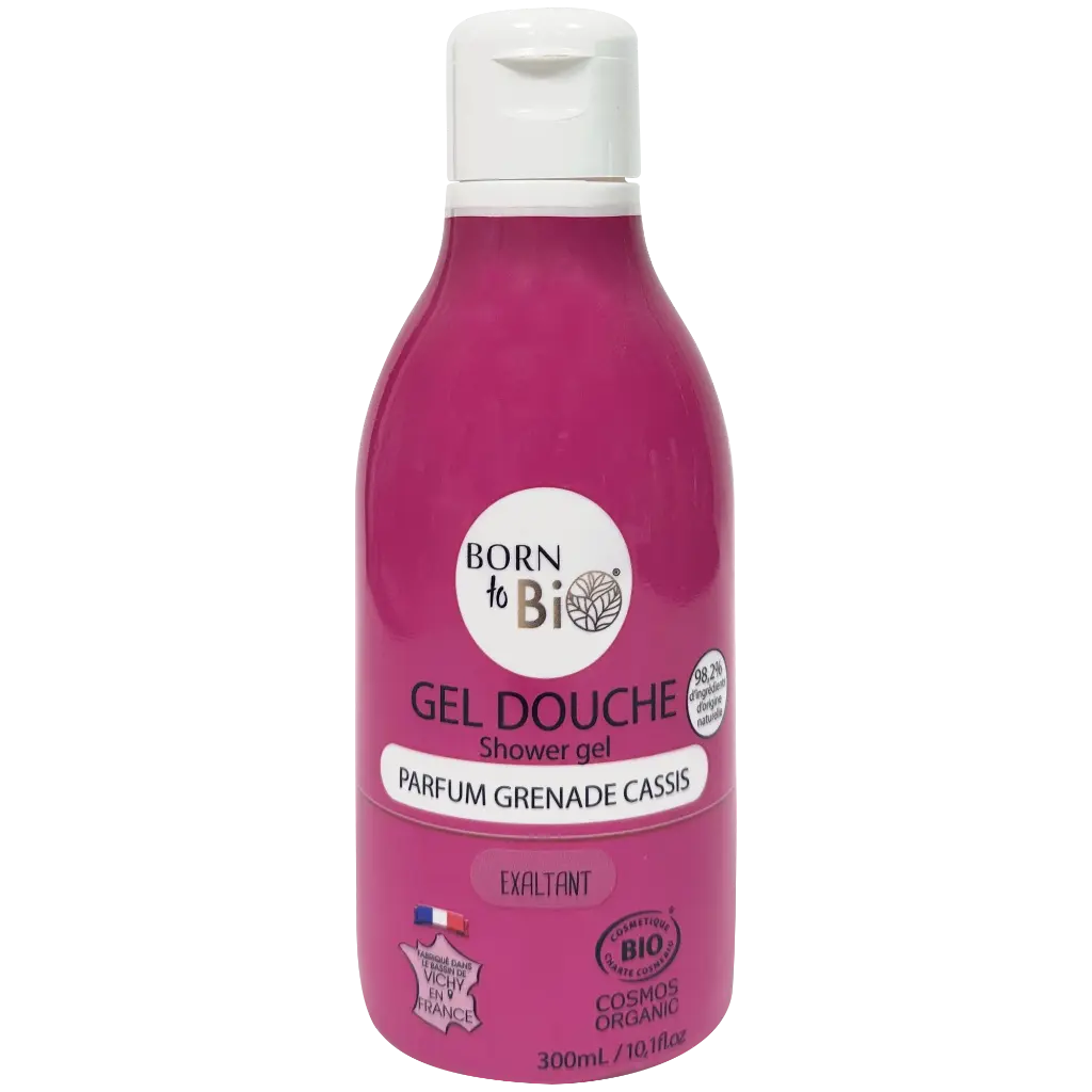 Certified organic shower gel - Blackcurrant & Pomegranate - 300 mL