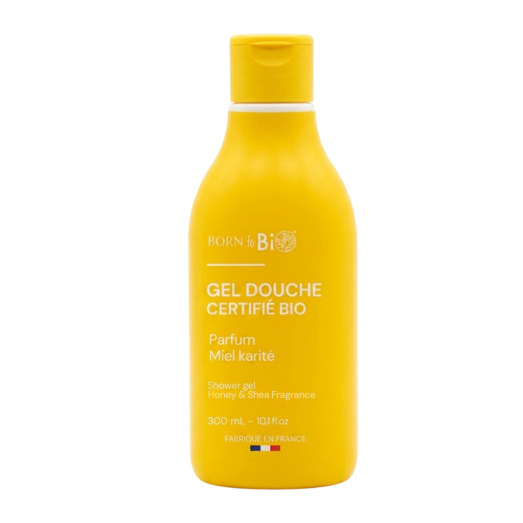 Gel douche certifié bio - Miel et Karité - 300 mL