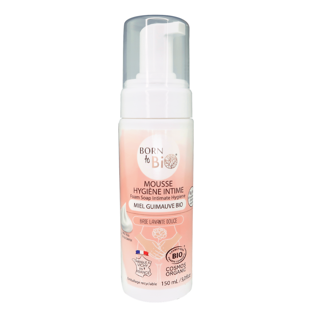 Mousse d'hygiène intime certifiée bio - 150 mL