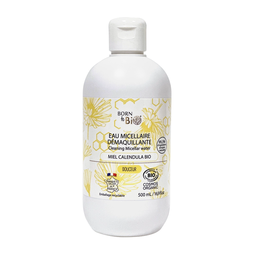 Certified organic micellar water - Organic Calendula Honey - 500 mL