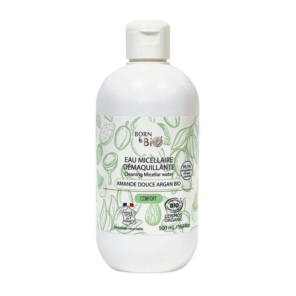 Certified organic micellar water - Organic Almond & Argan - 500 mL
