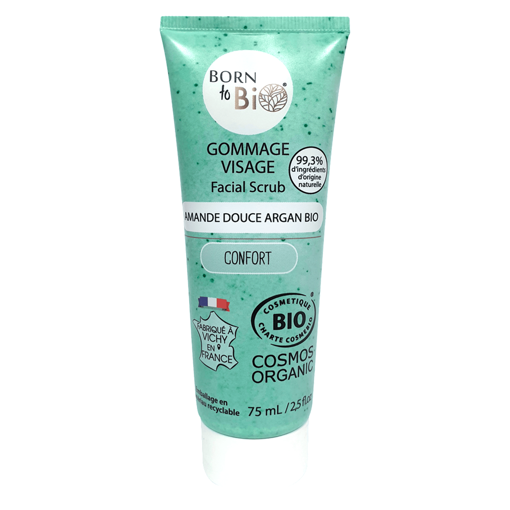 Organic argan face scrub - 75 mL