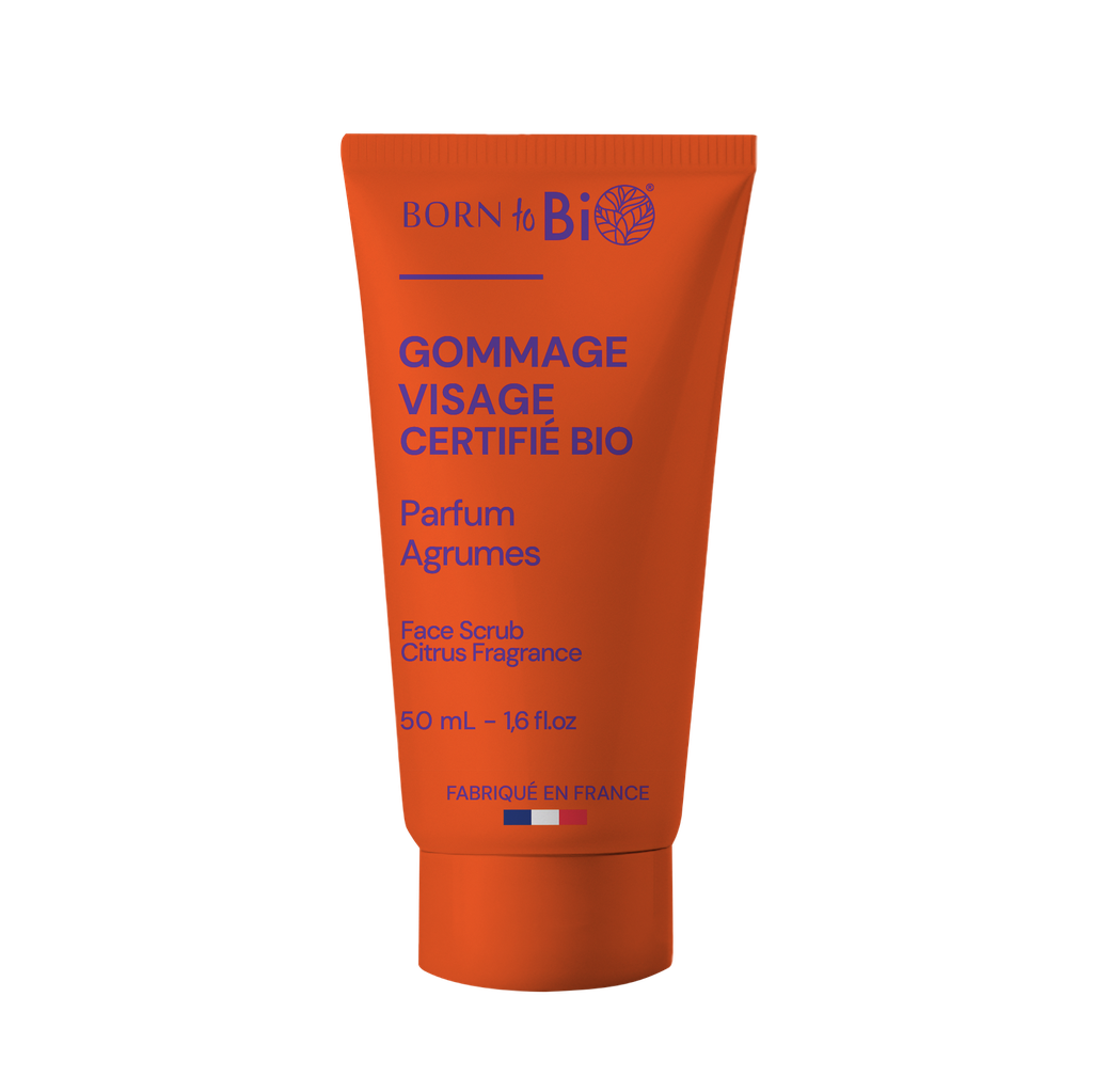 Gommage visage parfum agrumes - Certifié Bio - 50 mL