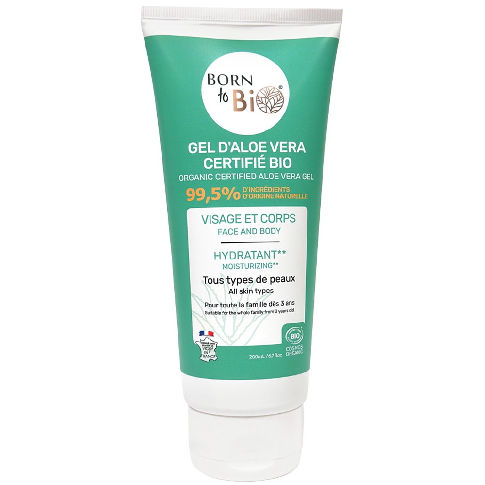Certified organic aloe vera gel