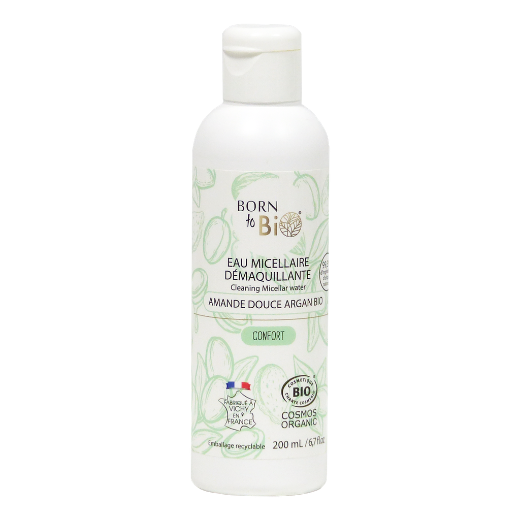Certified organic micellar water - Organic Almond & Argan - 200 mL