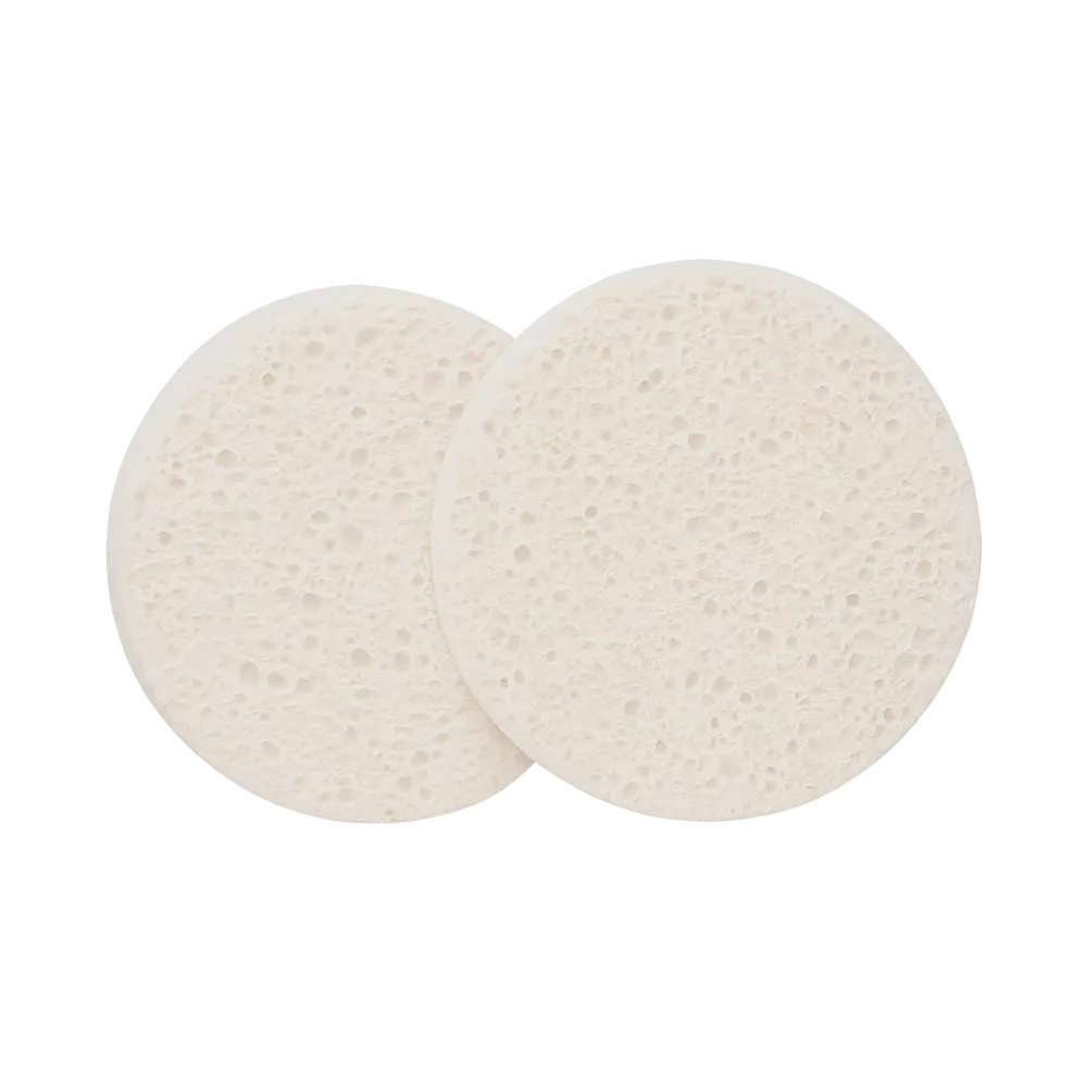 Cellulose sponges x2 - 7.5cm Diameter