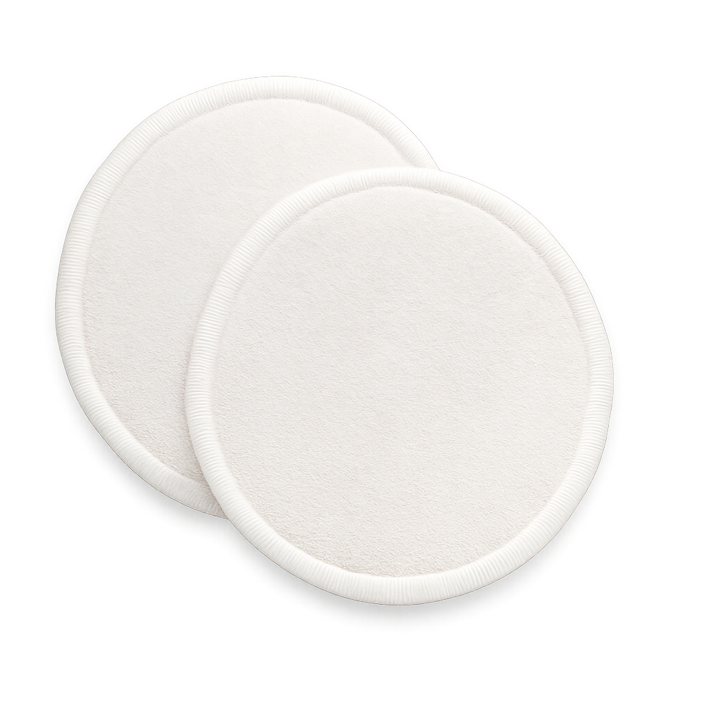 Éponges à démaquiller bambou et coton - Lot de 2