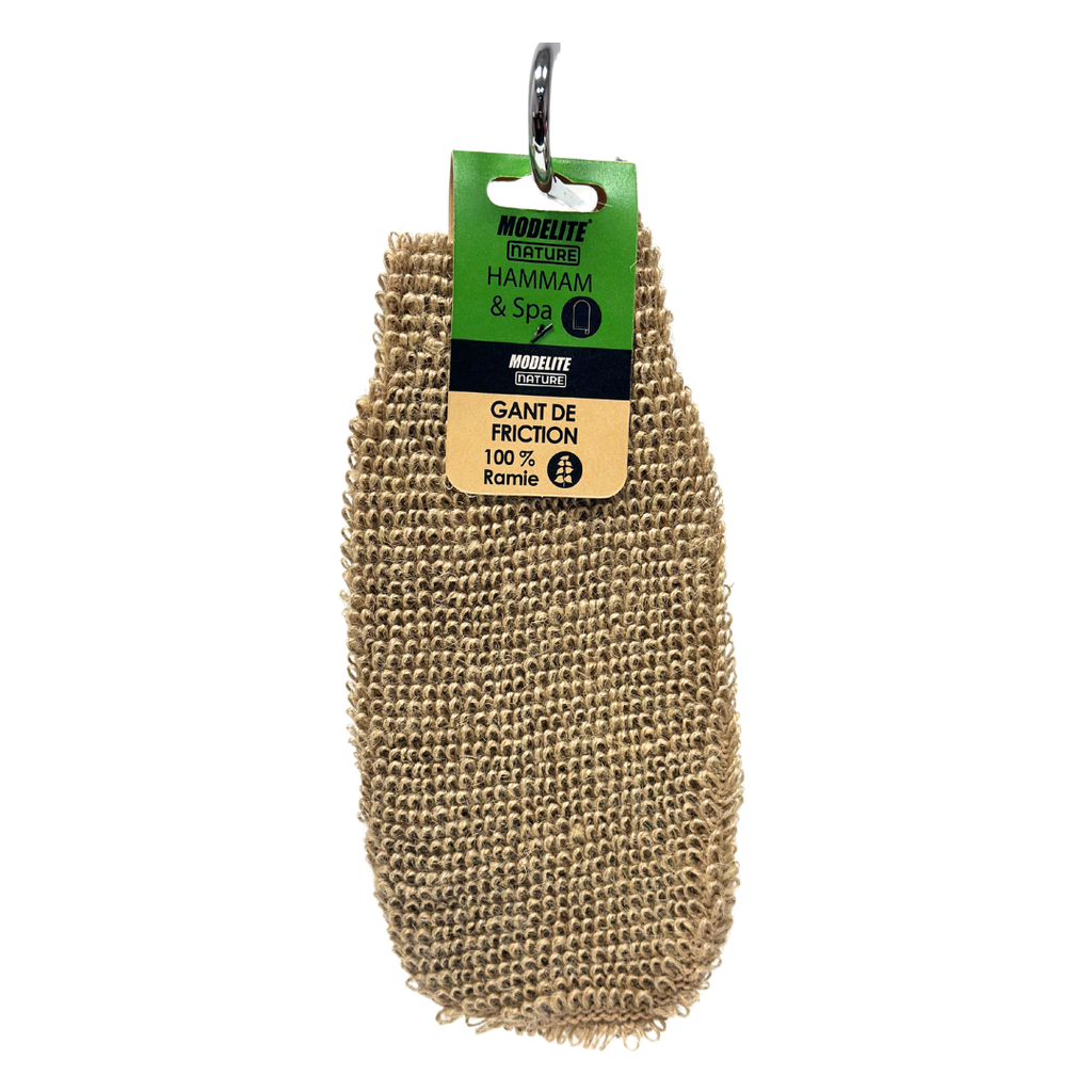 100% ramie spa mitt