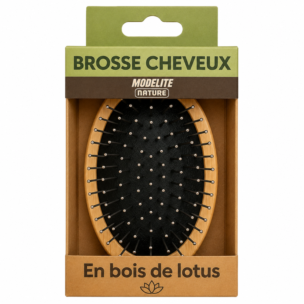 Travel detangling brush