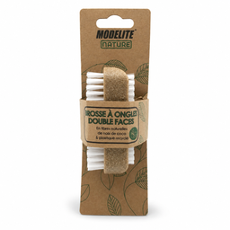 Brosse à ongle double face / fibres de coco et plastiques recyclés