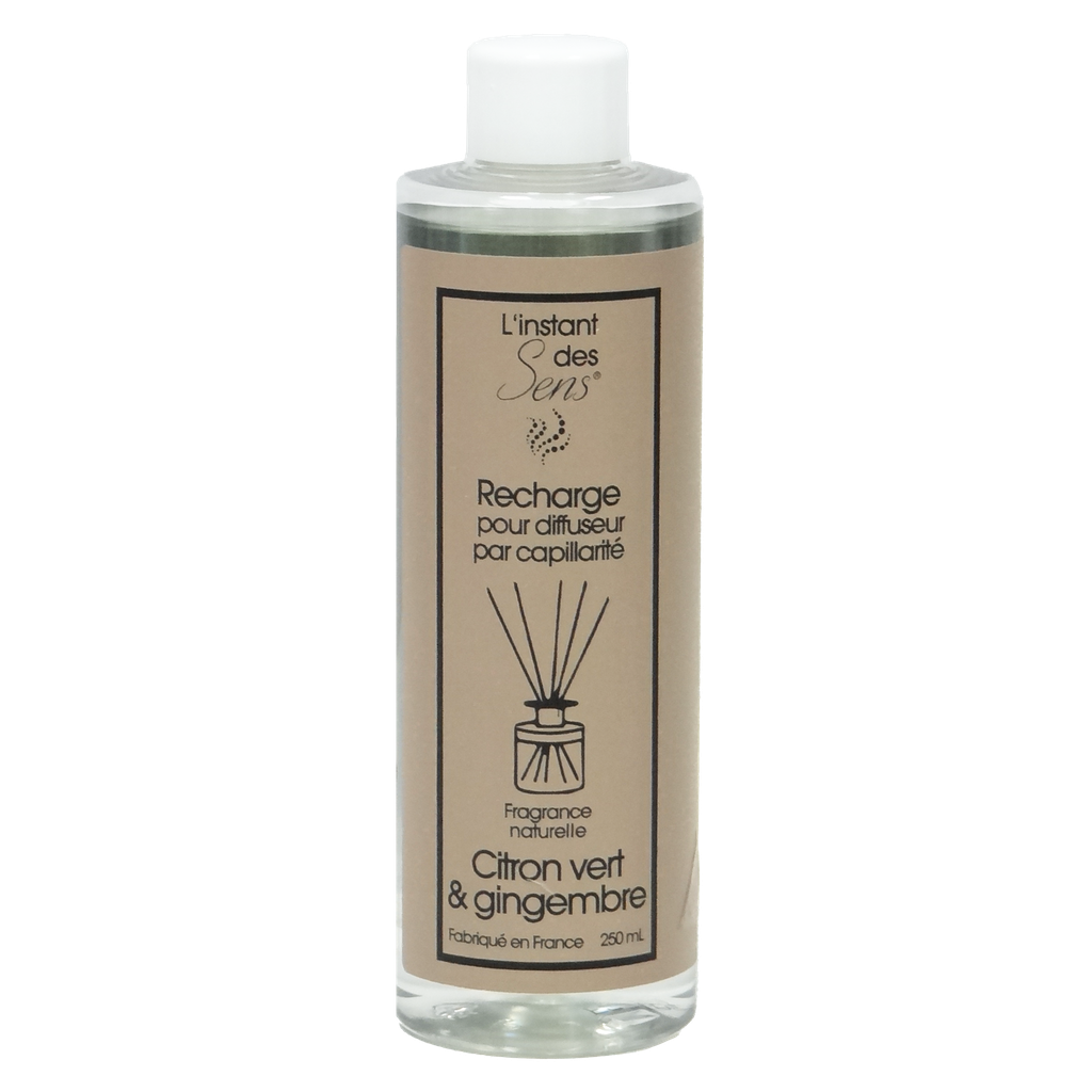 Recharge diffuseur capillarité 250 mL - Citron Vert & Gingembre