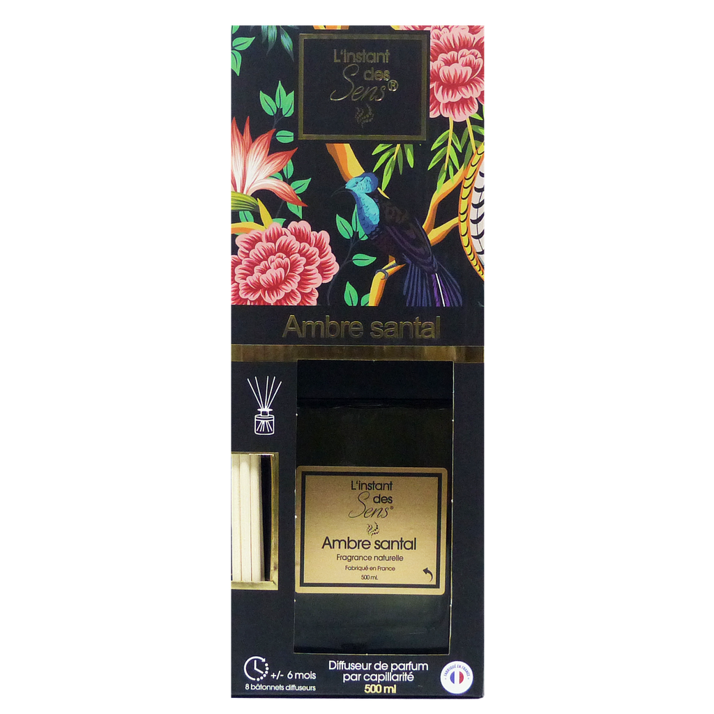 Reed diffuser 500 mL - Amber Sandalwood