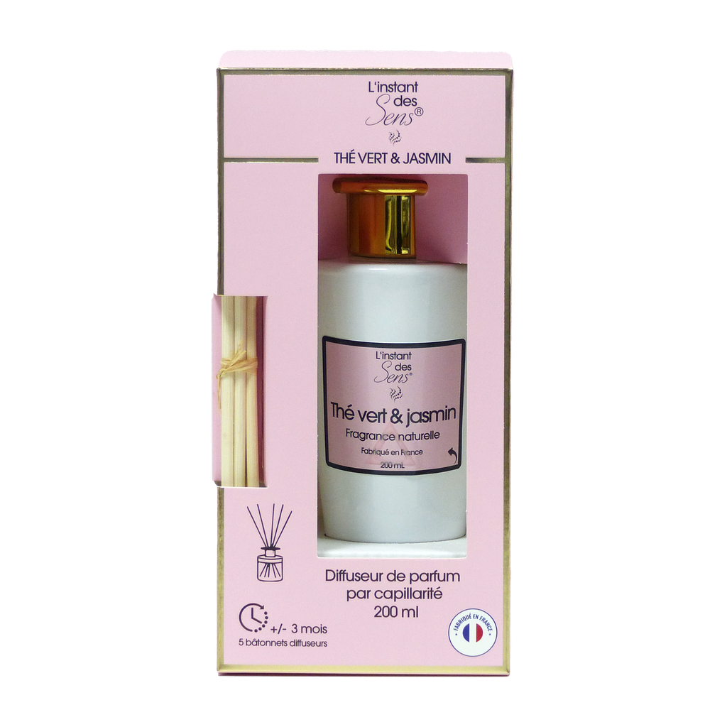 Reed diffuser 200 mL - Green Tea & Jasmine