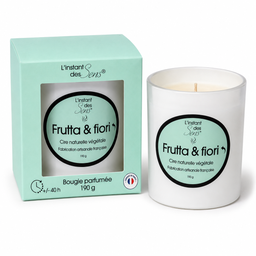 Bougie cire de soja 100% naturelle - Frutta & Fiori - 190g