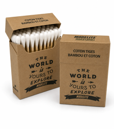 Coton tige bois x 50