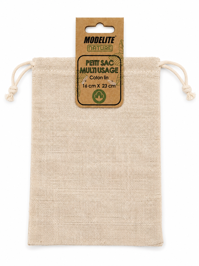 Small bag, cotton/linen, 13x18cm