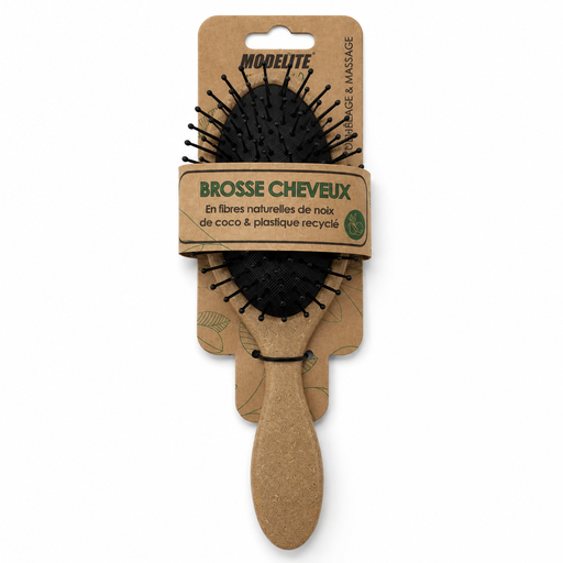 [NAB008] Brosse pneumatique large - Bois de Lotus - Picots Bambou