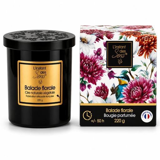 [PDABP0020] 100% natural soy wax candle - Floral Walk - 220g