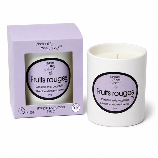 [PDABP0003] 100% natural soy wax candle - Red Berries - 190g