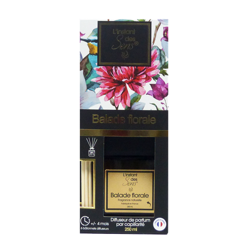 [PDADI0020] Diffuseur de parfum capillarité 250 mL - Balade Florale