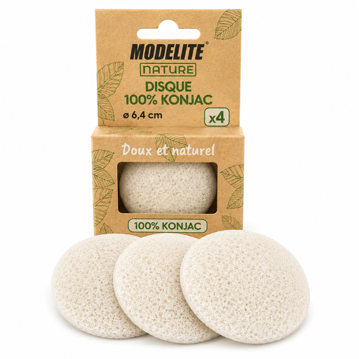 [NAS040] Konjac sponge - 6.4 X 4cm