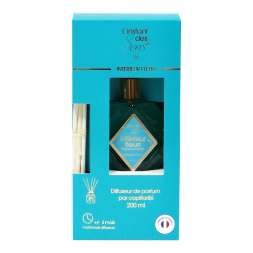 [PDADI0016] Diffuseur de parfum capillarité 200 mL - Intérieur Fleuri