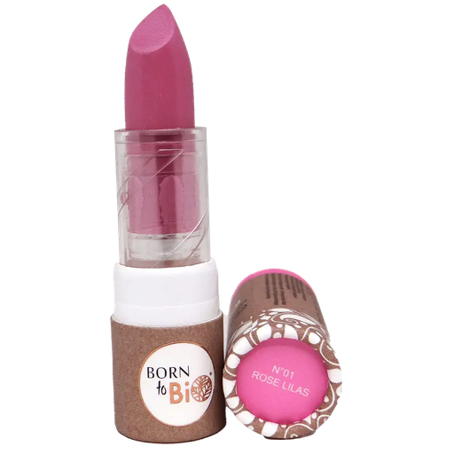 [BLROMA01] Rouge à lèvres mat bio - #1 Lilas Rose
