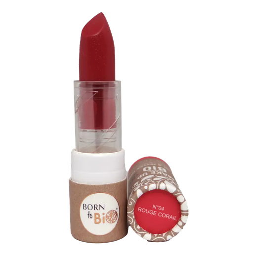 [BLROMA04] Organic matte lipstick - #4 Coral Red